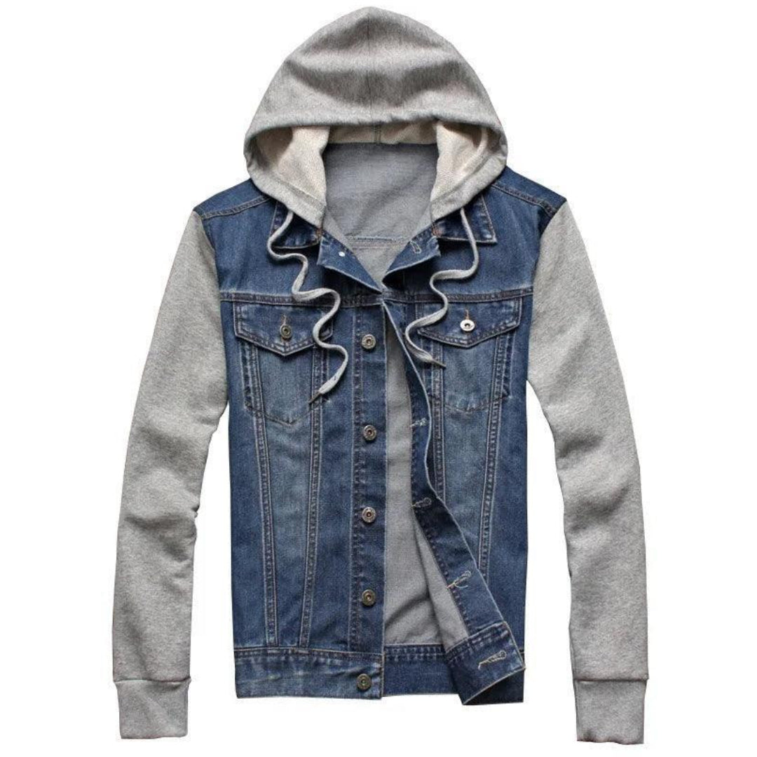 Veste en Jean Sweat à Capuche Homme