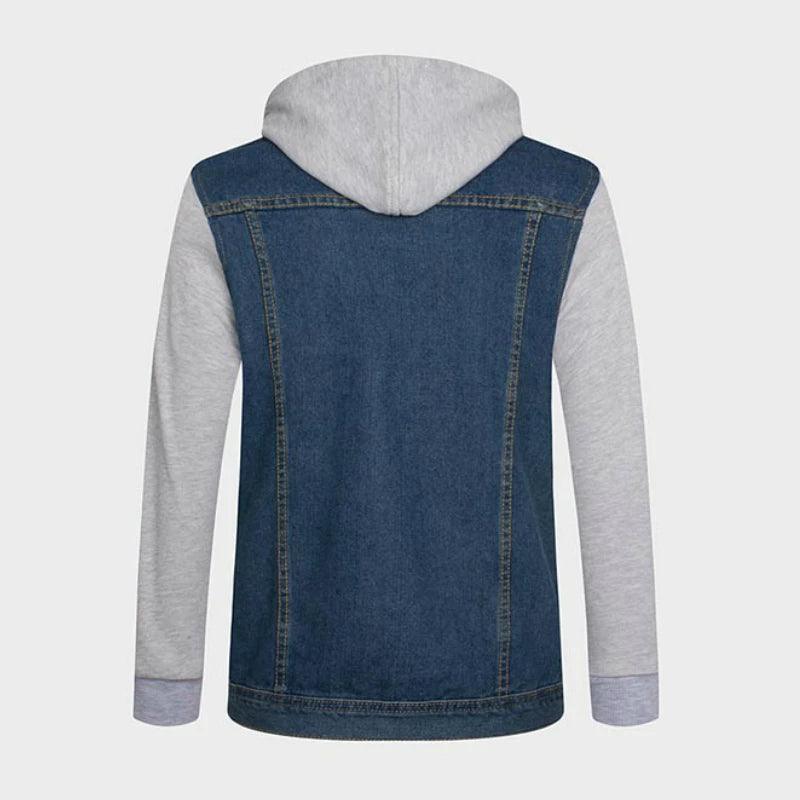 Veste en Jean Sweat à Capuche Homme