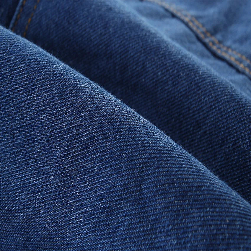 Veste en Jean Bleu Foncé Fille