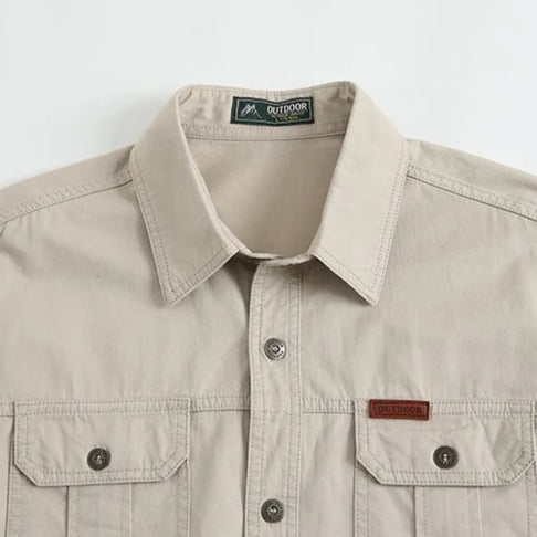 Chemise en Jean Beige Homme