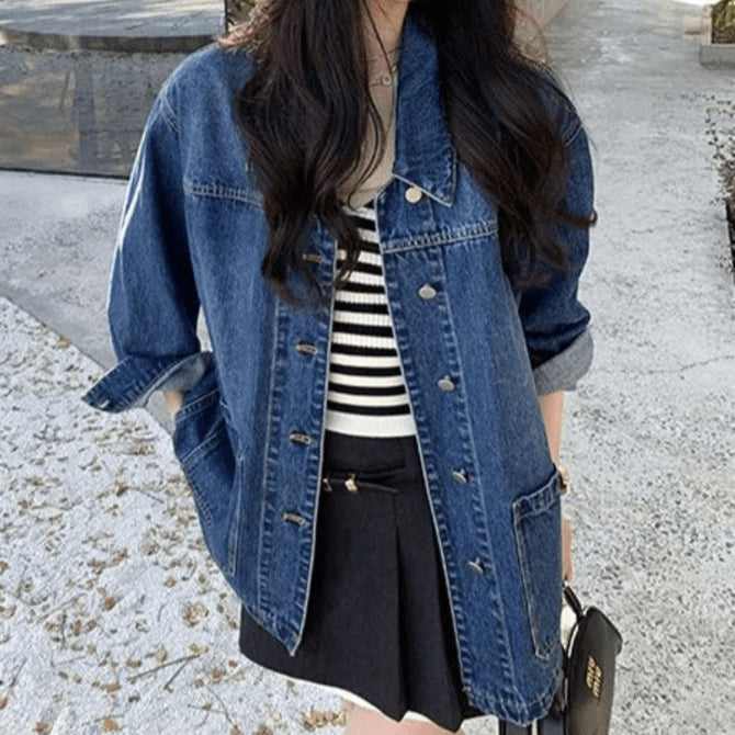 Veste en Jean Femme Loose