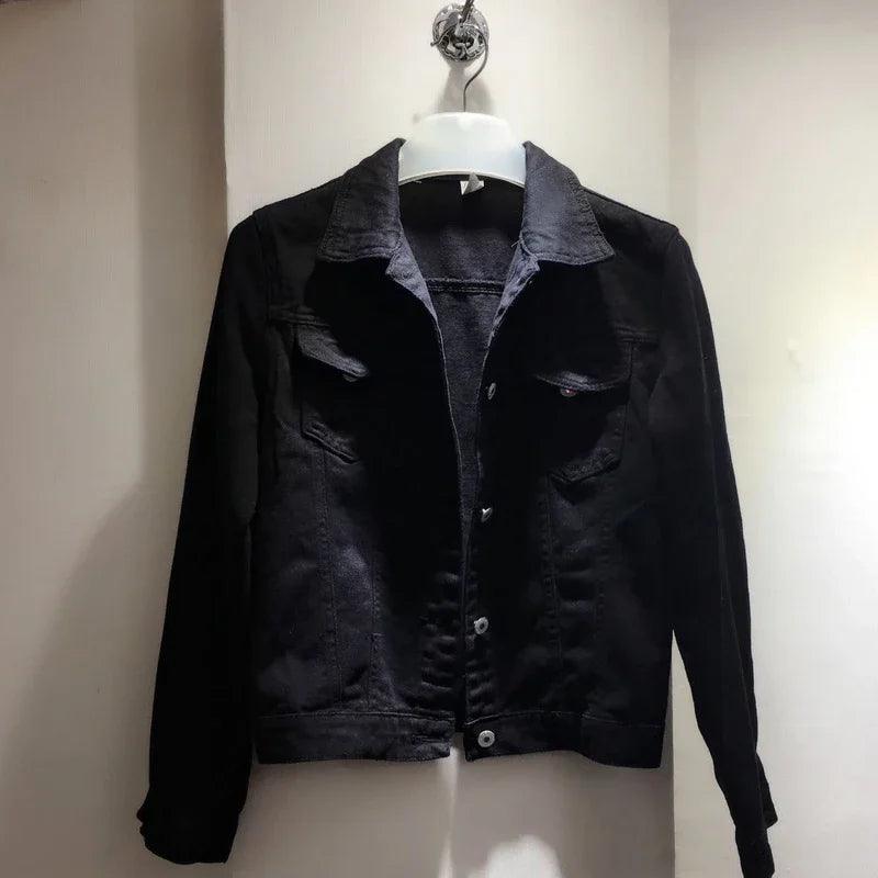 Veste en Jean Coupe Droite Femme
