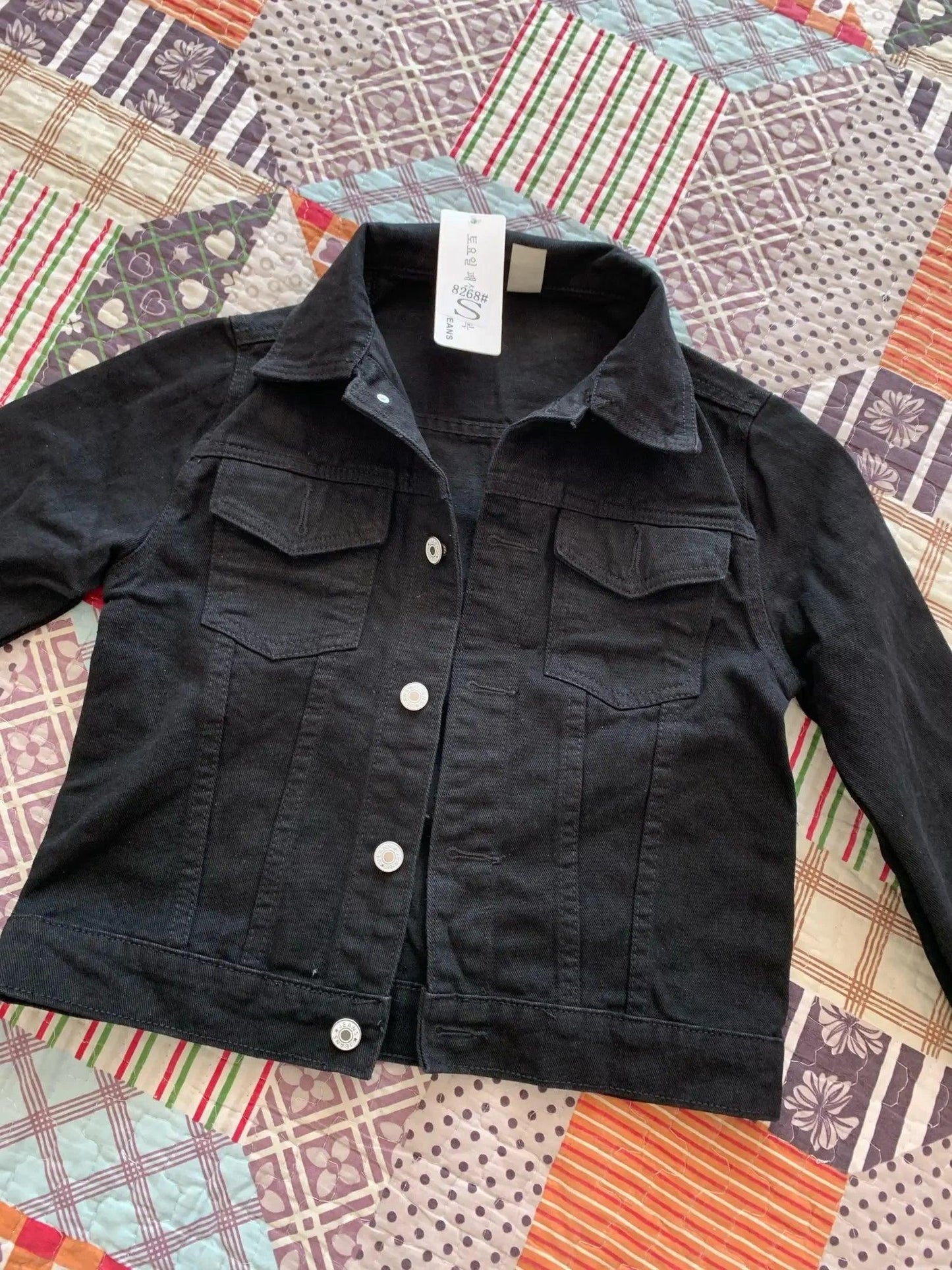Veste en Jean Coupe Droite Femme