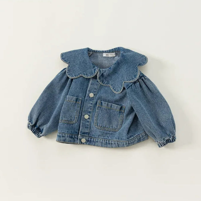 Veste en Jean à Volant Fille