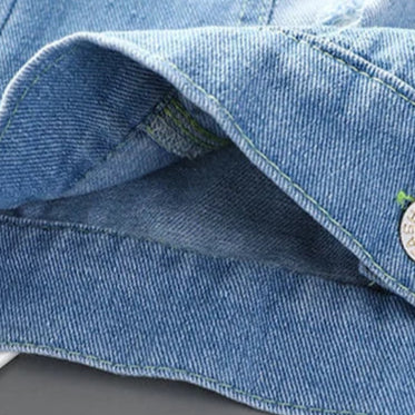 Veste en Jean Fille Fleur