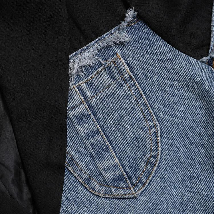 Veste en jean Bi Matière Blazer Femme