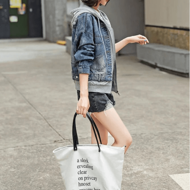 Veste en Jean et Sweat Femme