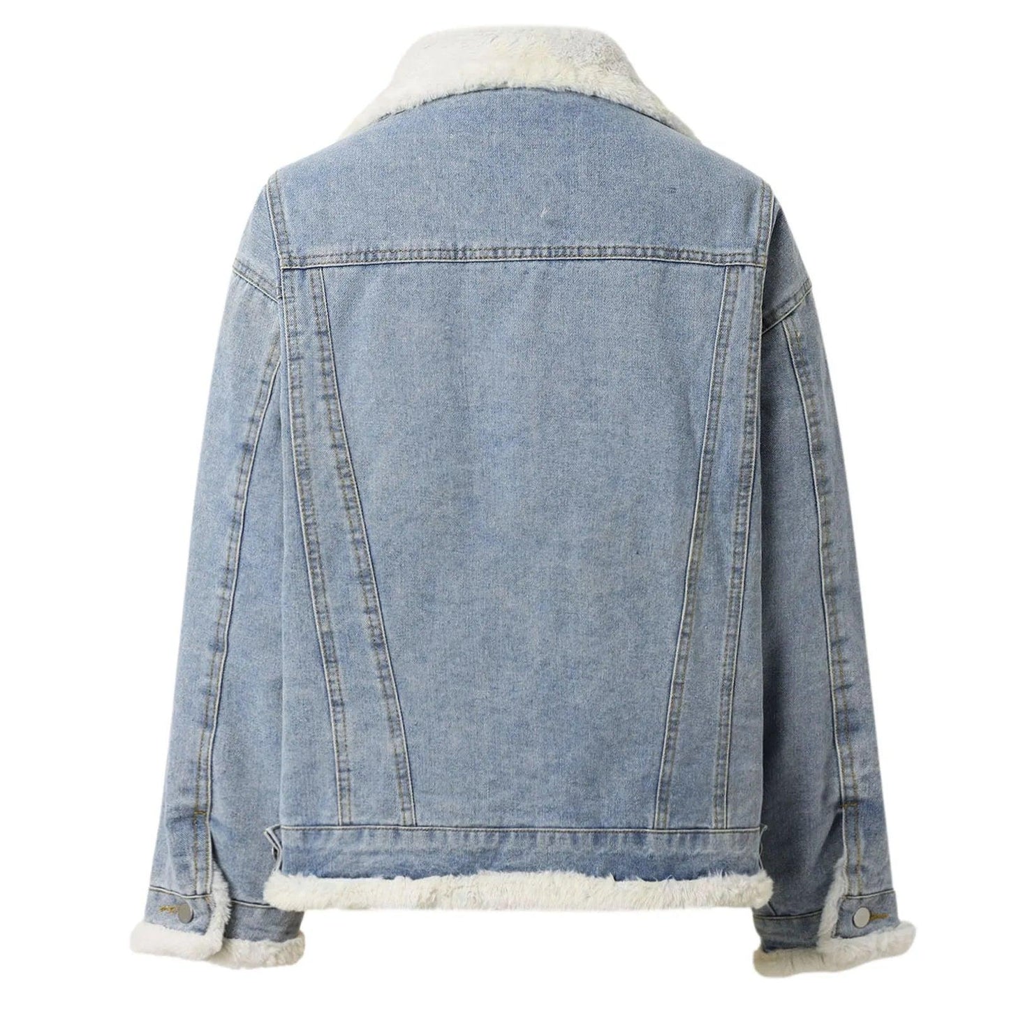 Veste en Jean Doublée Femme Réversible - VestesEnJean