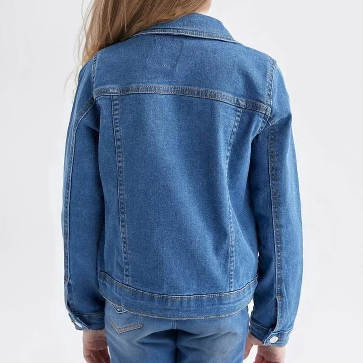 Veste en Jean Bleu Fille