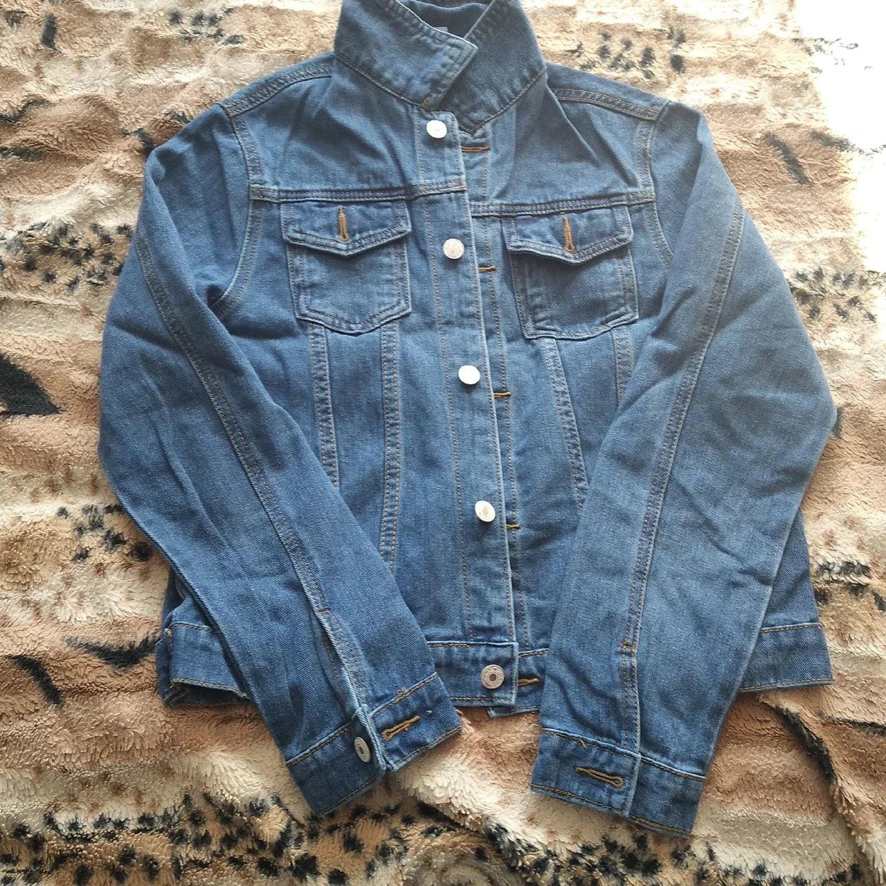 Veste en Jean Coupe Droite Femme