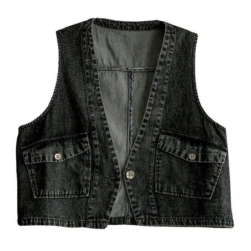 gilet-en-jean-gris-femme