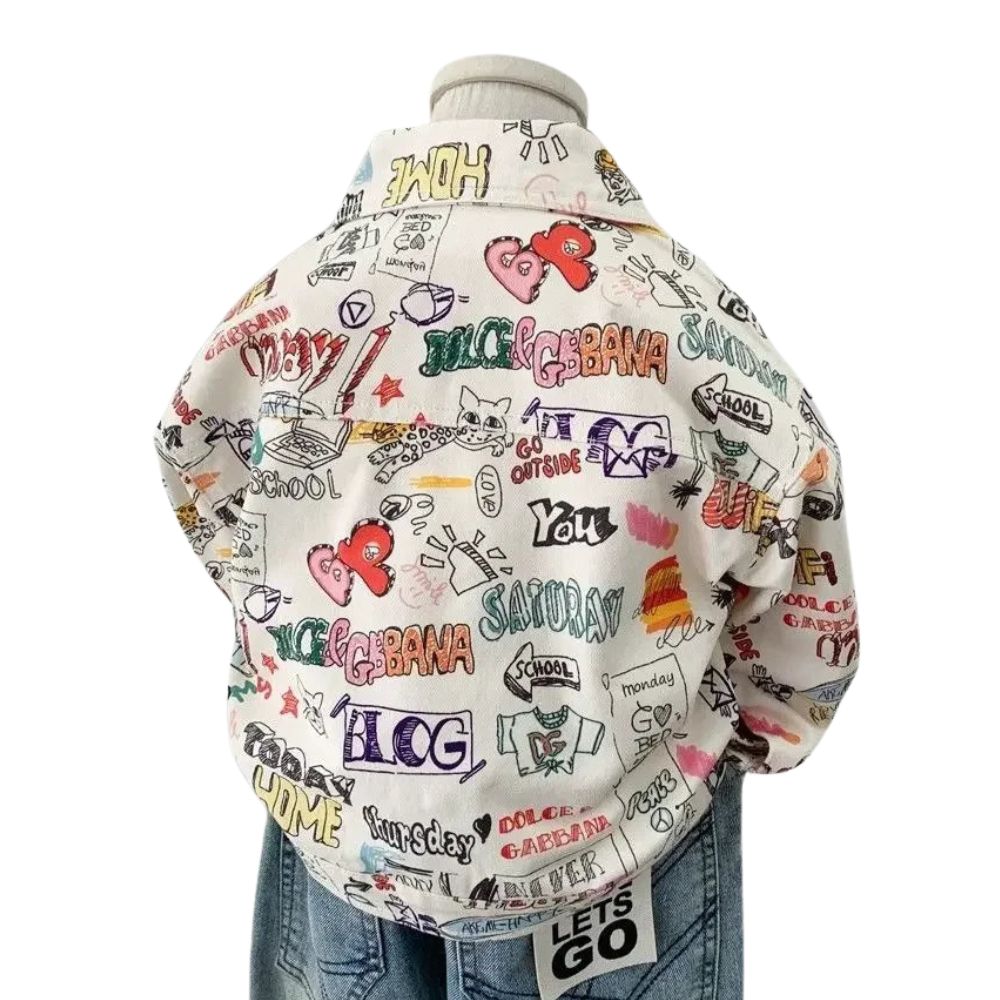 veste-en-jean-blanche-enfant-grafiti-dos