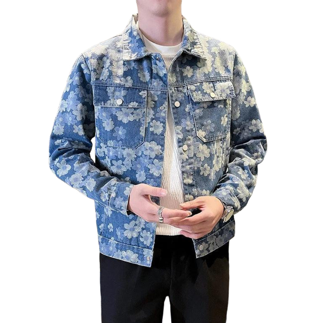veste-en-jean-fleurs-homme