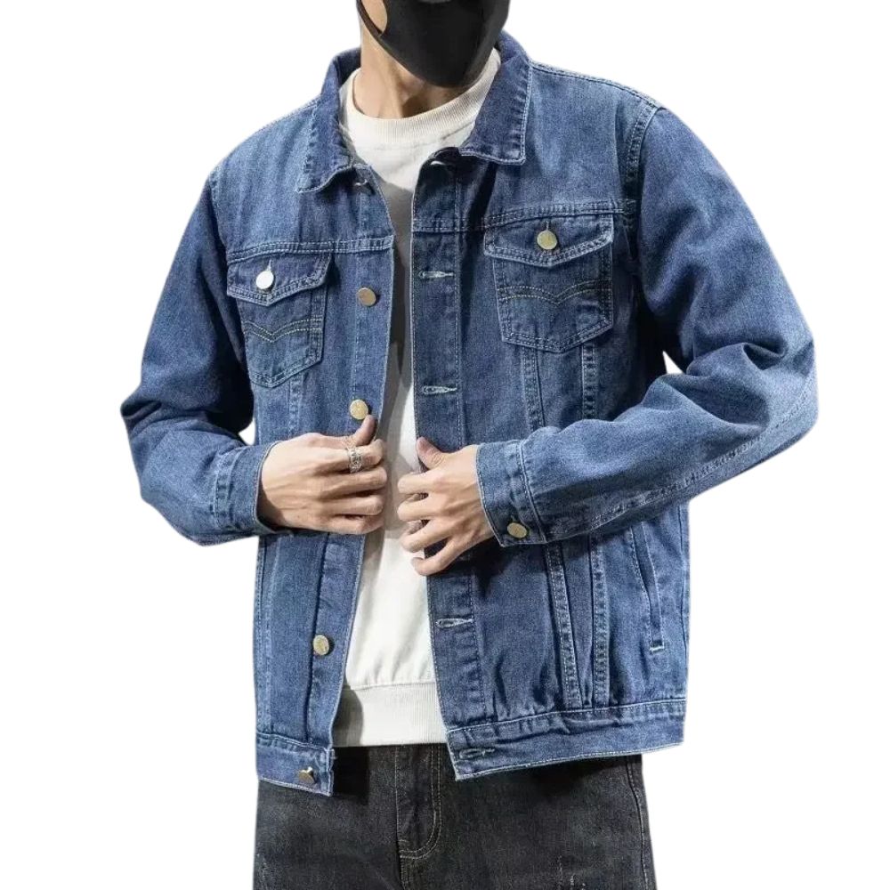 veste-en-jean-legere-homme-bleu