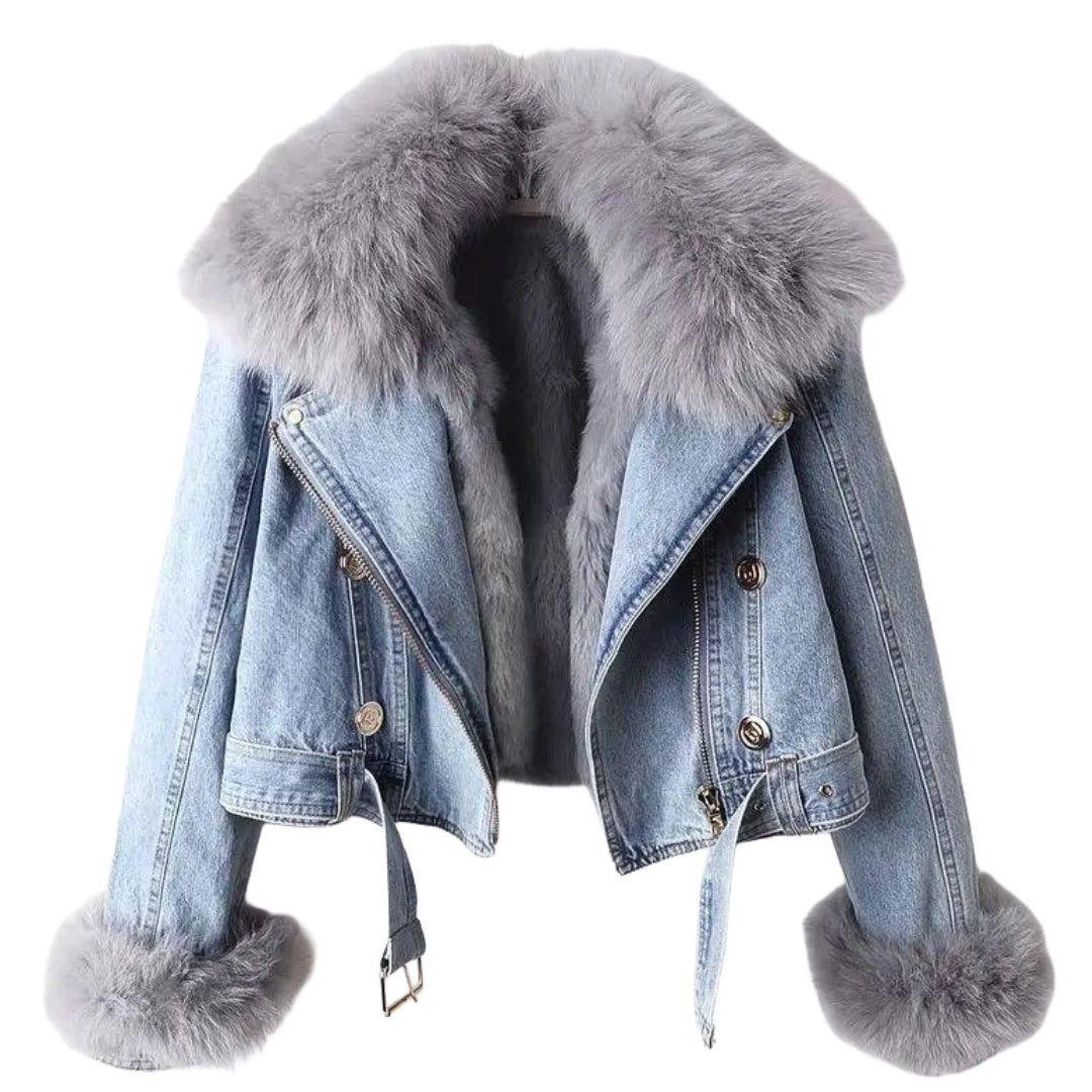 veste-en-jean-luxe-femme-polaire