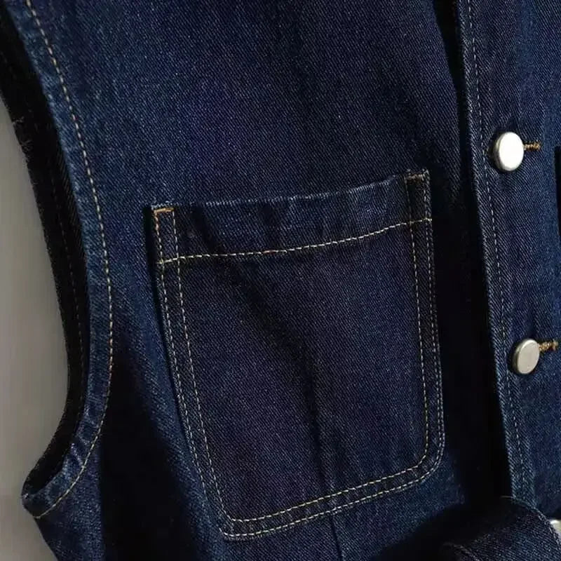veste-en-jean-mi-longue-sans-manches-bleu-marine-femme-poche