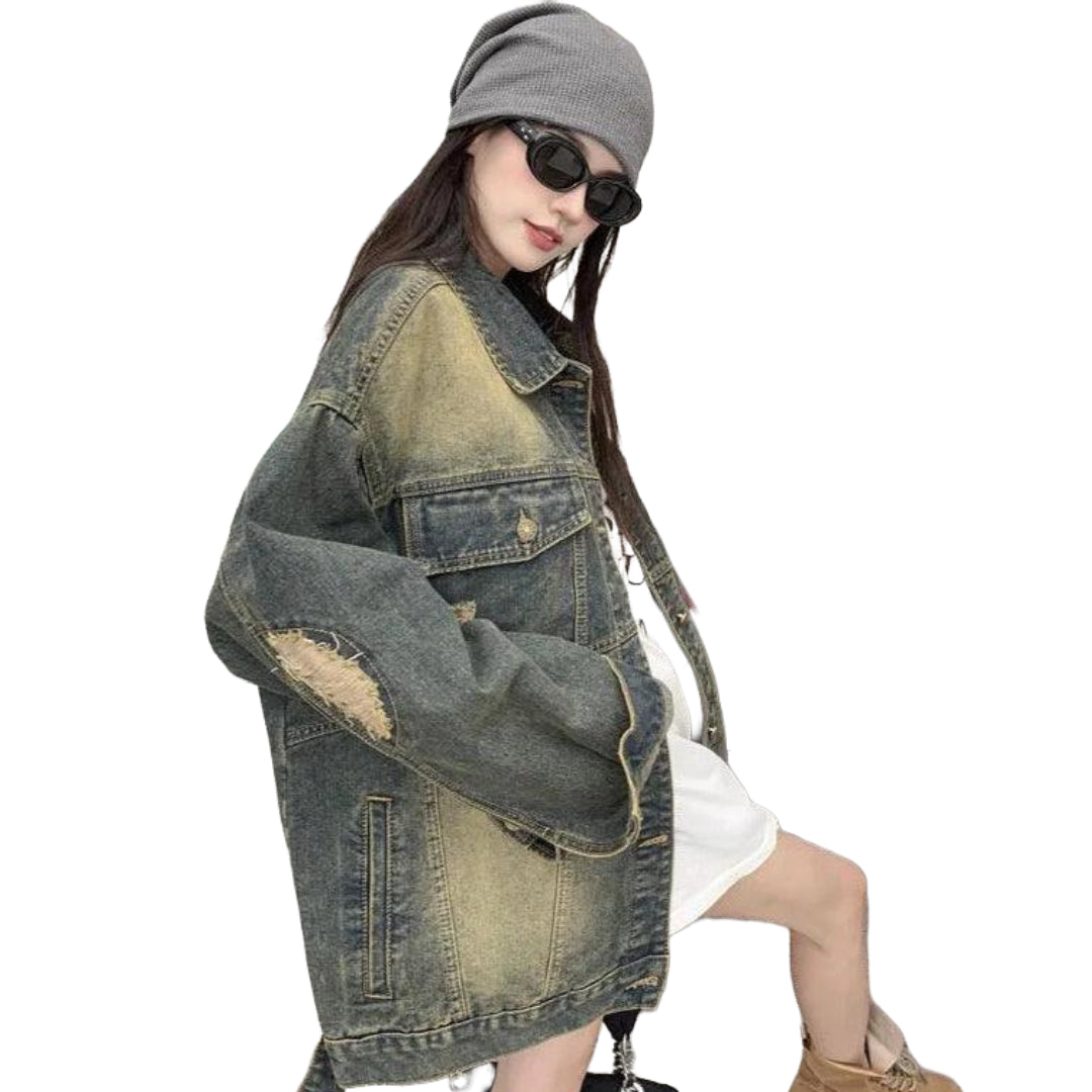 veste-en-jean-used-femme-cote