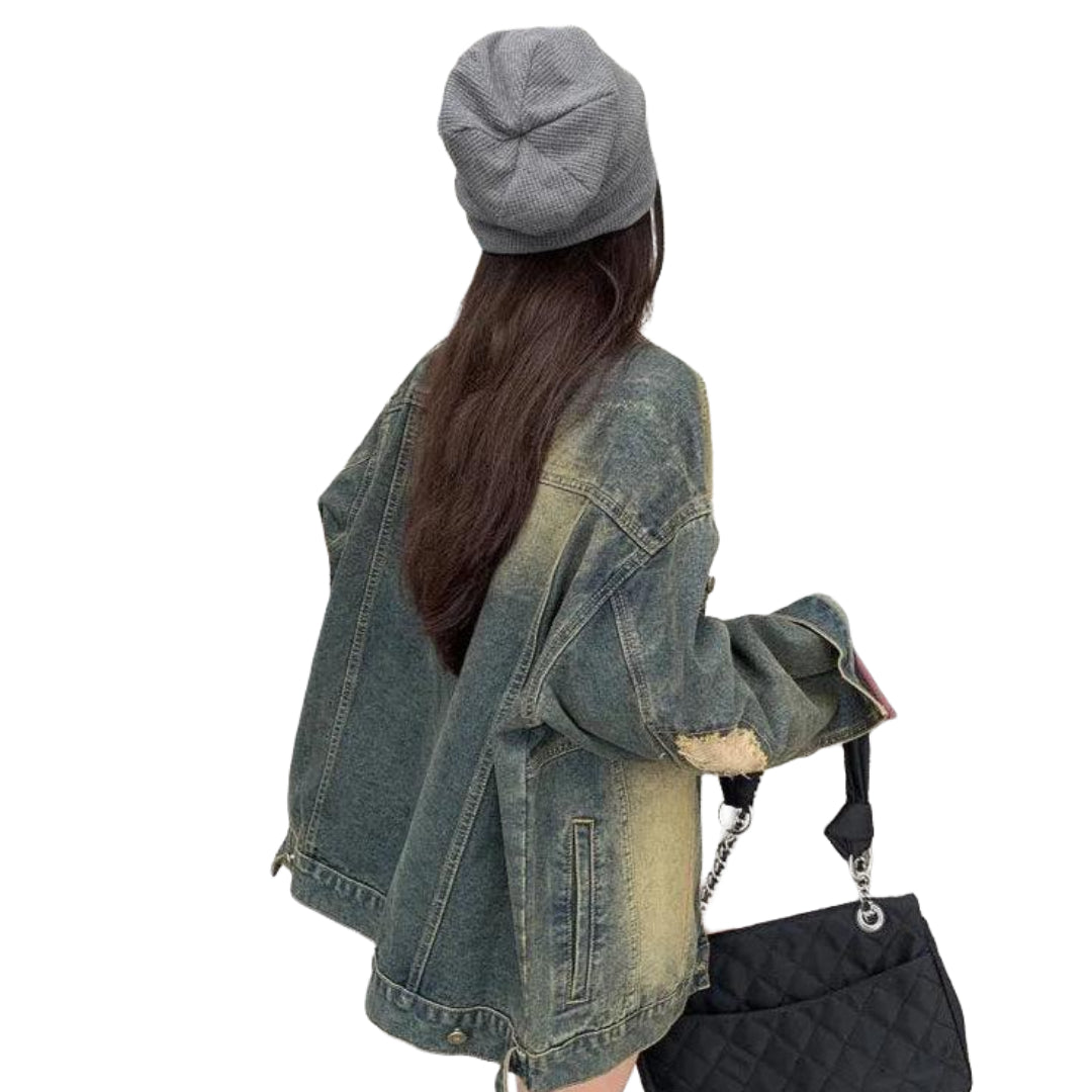 veste-en-jean-used-femme-dos