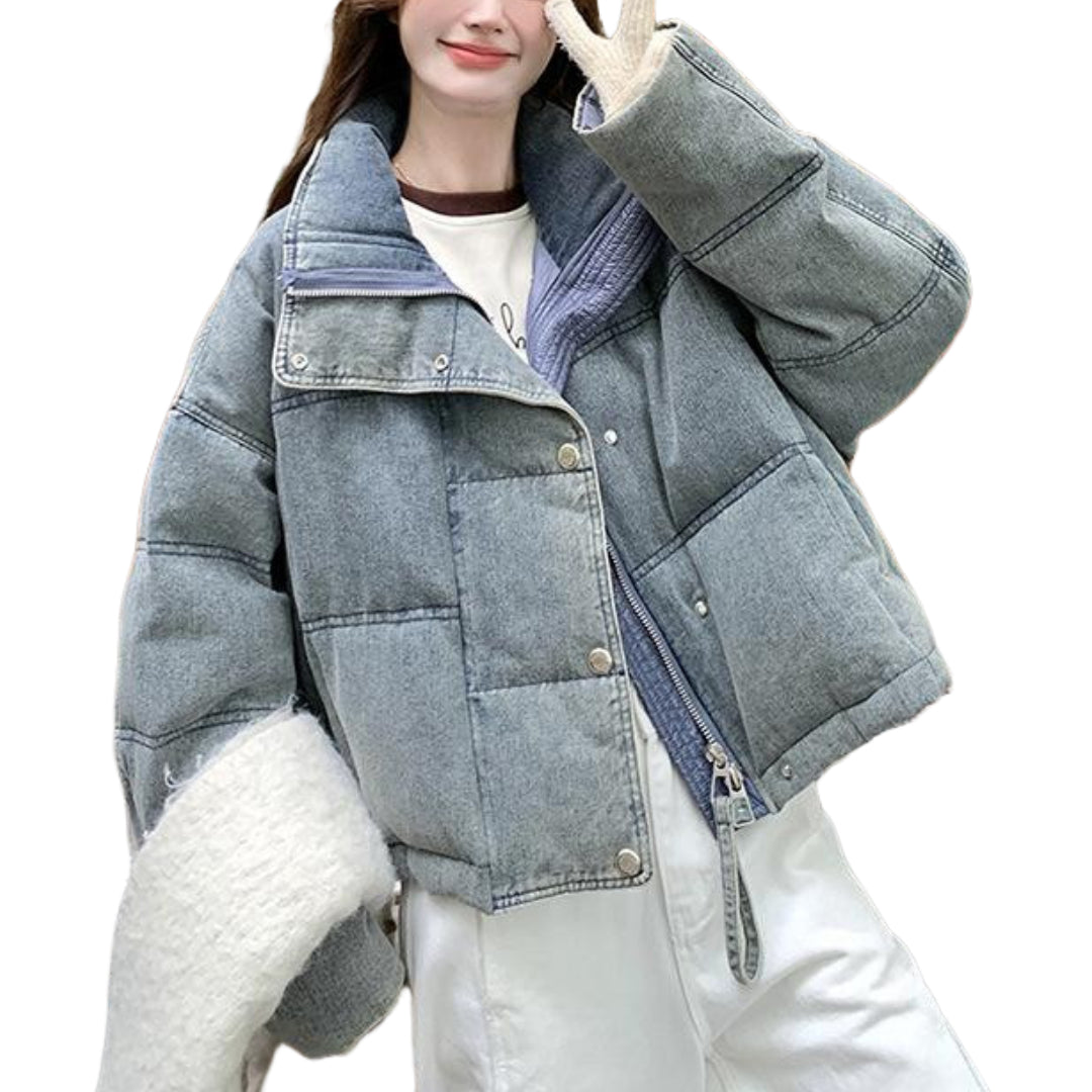 Veste en Jean Doudoune Femme