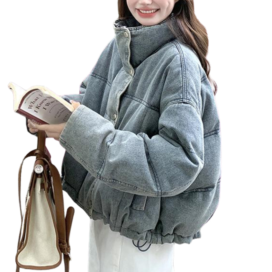Veste en Jean Doudoune Femme