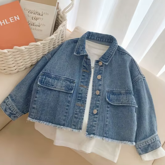 Veste en Jean Courte Fille