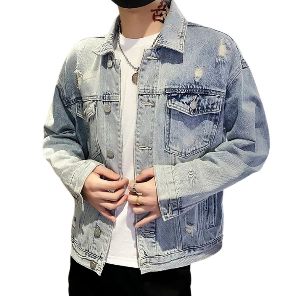 Veste en Jean Cartoon Homme