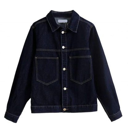 Veste en Jean Bleu Marine Femme