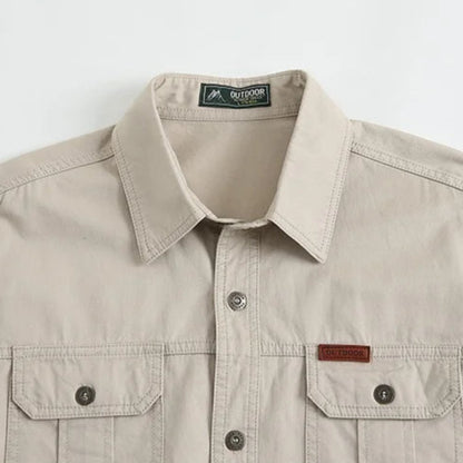 Chemise en Jean Beige Homme
