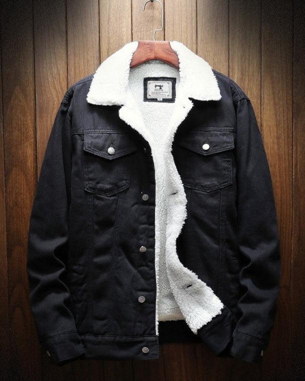 Veste en Jean Homme Mouton