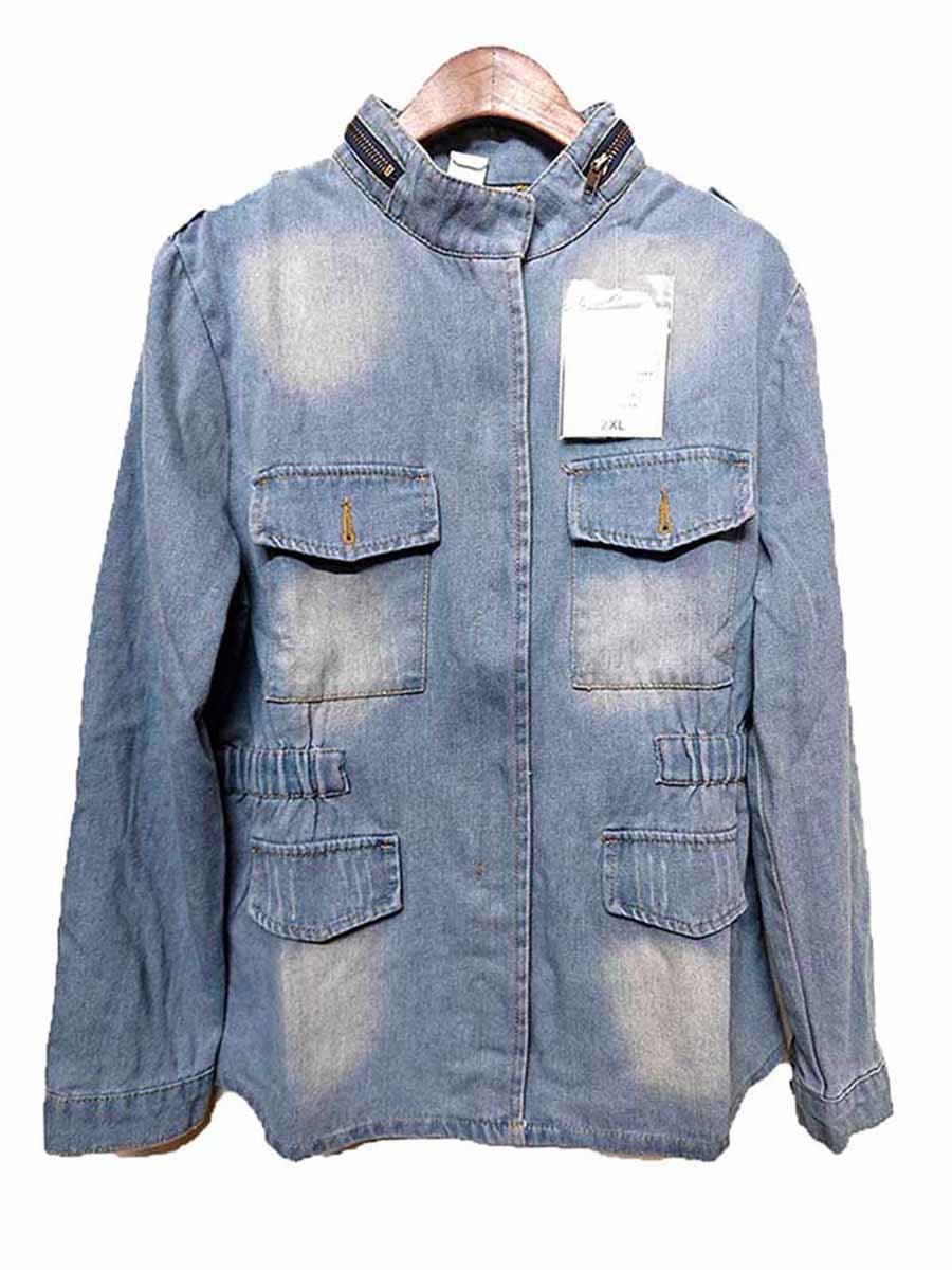 Veste en Jean Femme Bomber