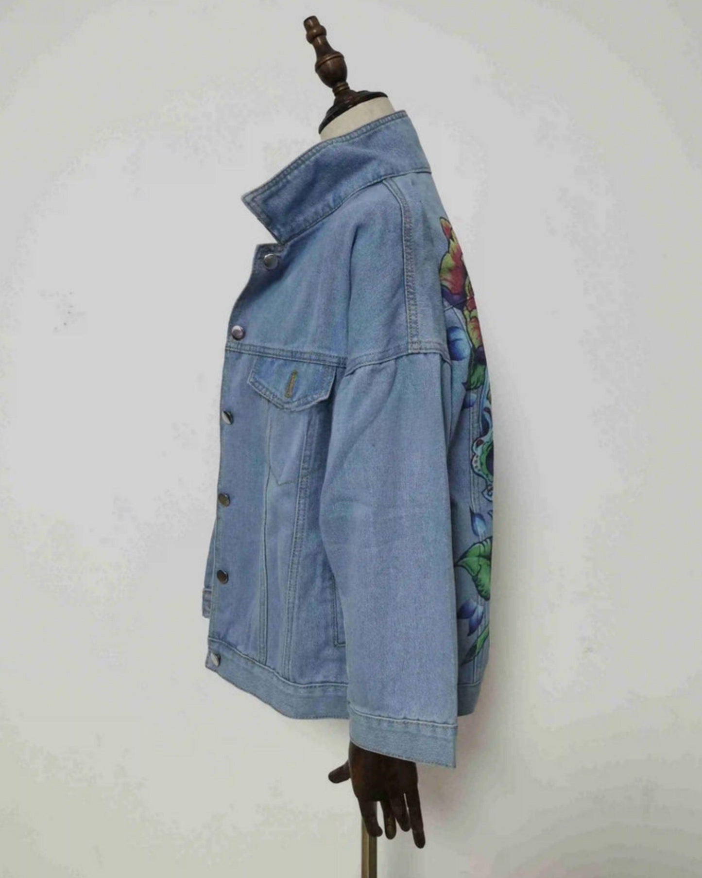 Veste en Jean Tête de Mort Femme