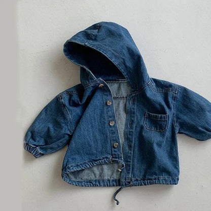 Veste en Jean à Capuche Bébé