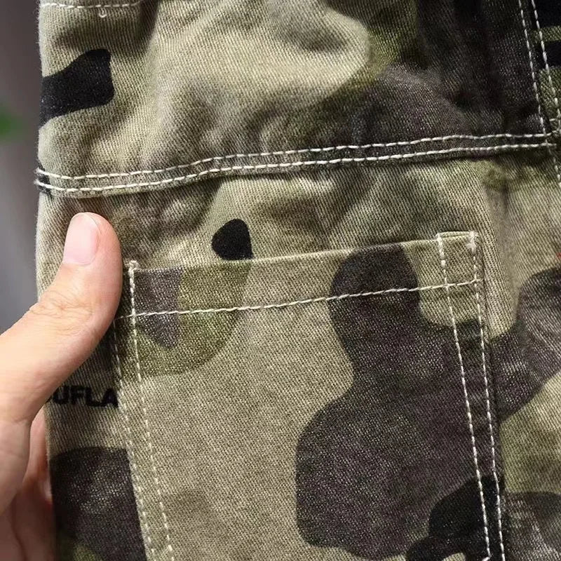 Veste en Jean Camouflage Enfant Fille & Garçon + Bas