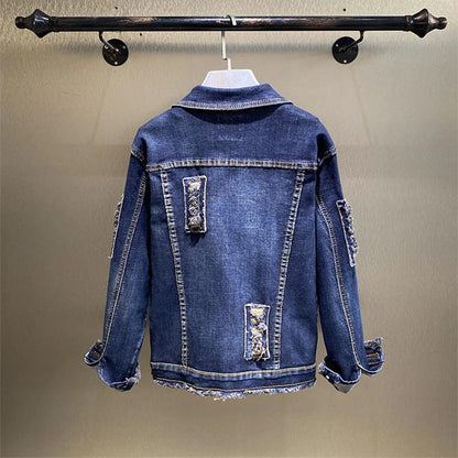 Veste en Jean Fantaisie Femme