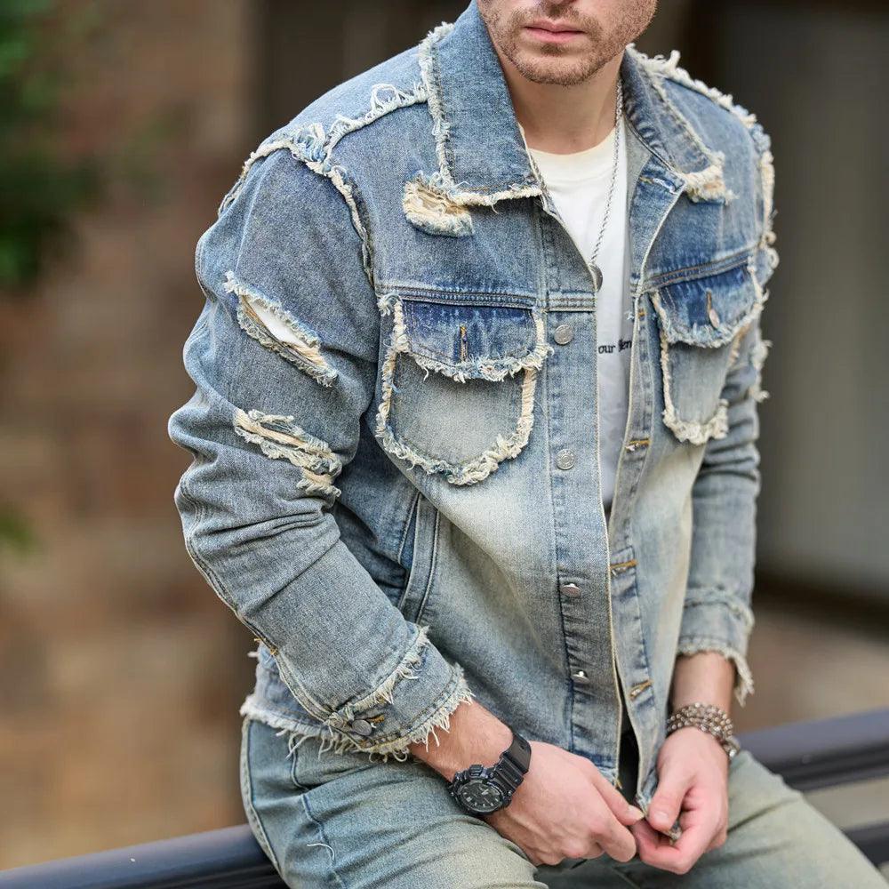 Veste en Jean Destroy Homme