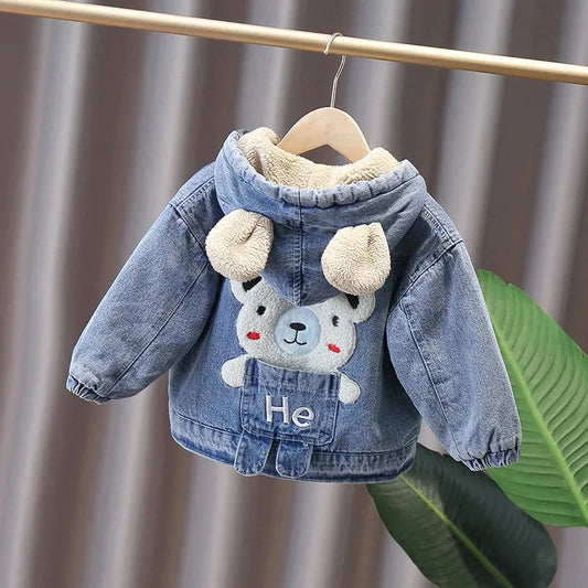 Veste en Jean Moumoute Ours Bébé