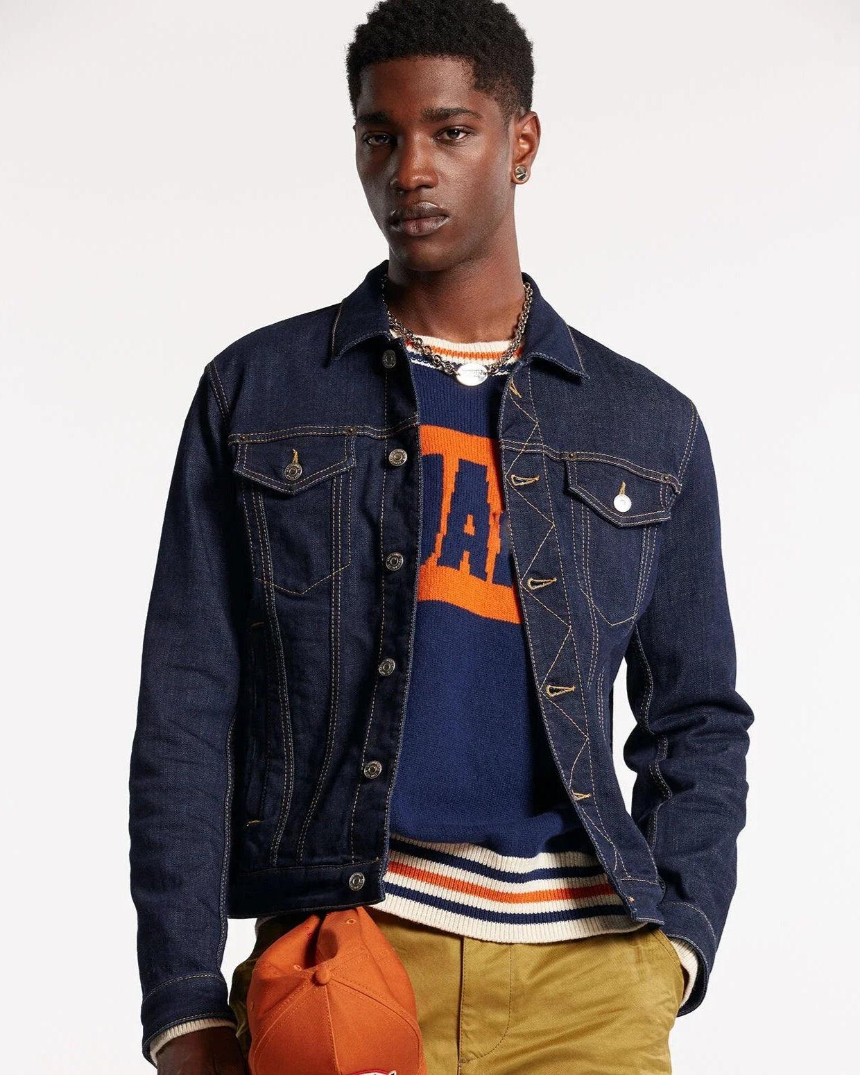 Veste en Jean Brut Homme