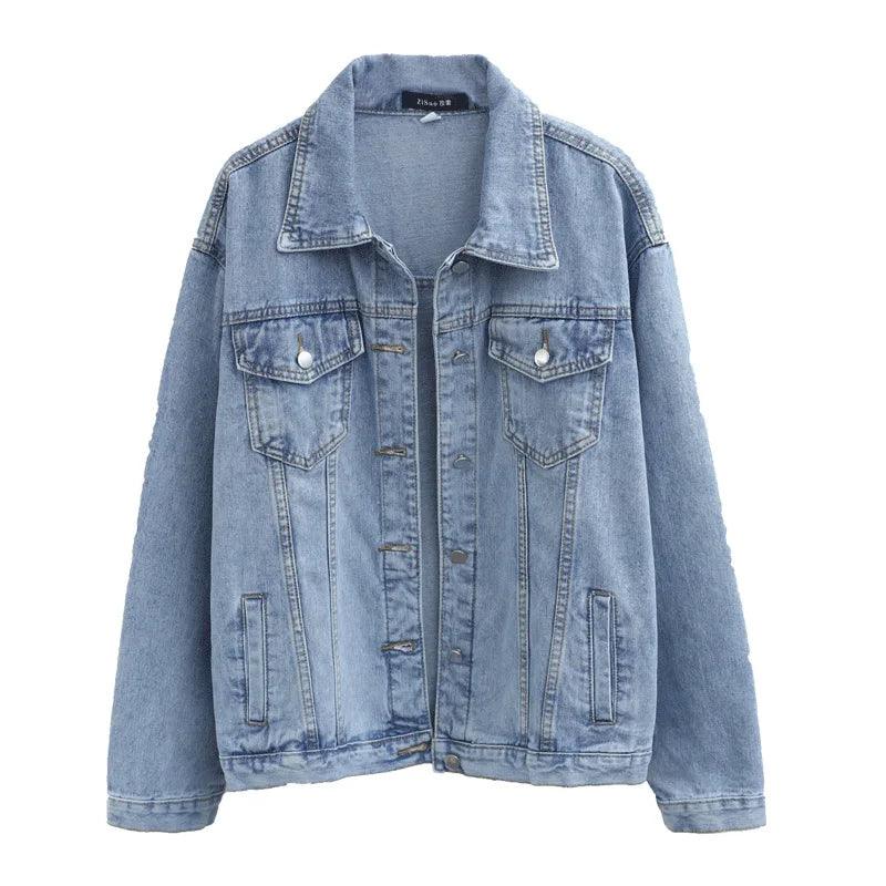 Veste en Jean Large Femme - VestesEnJean