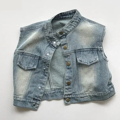 Veste en Jean Sans Manches Bébé