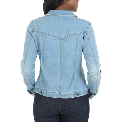 Veste en Jean Bleu Ciel Femme