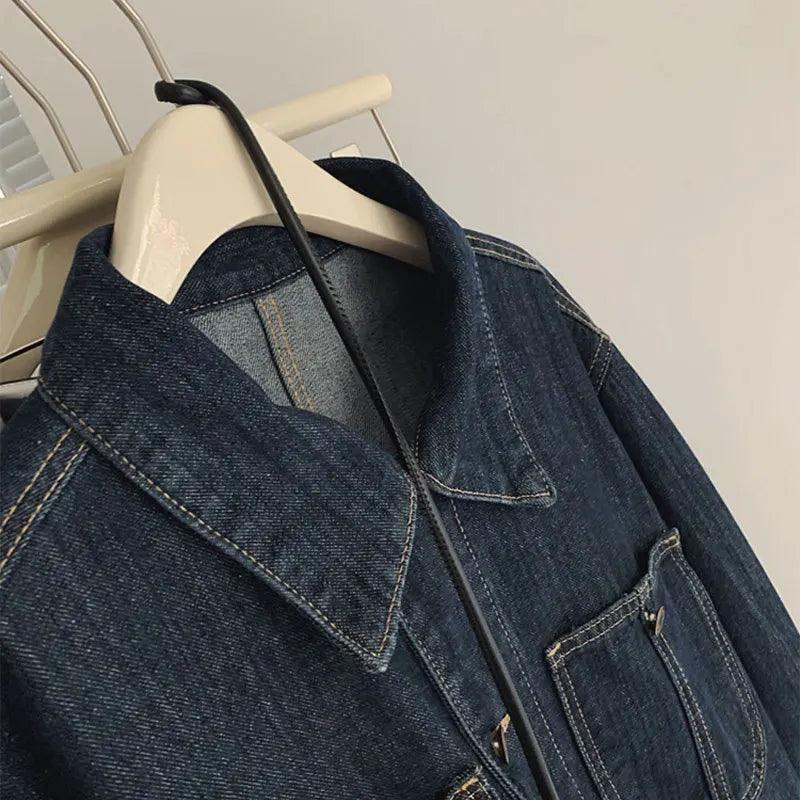 Veste en Jean Femme Foncée - VestesEnJean