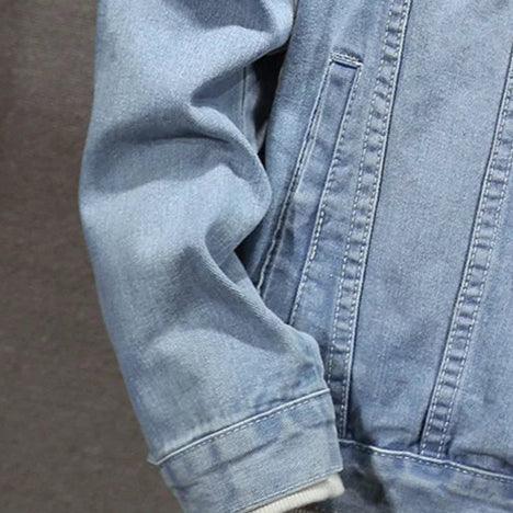 Veste en Jean Bleu Ciel Homme