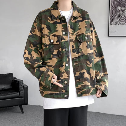 Veste en Jean Camouflage Armée Homme