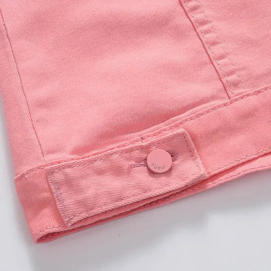 Veste en Jean Rose Slim Homme