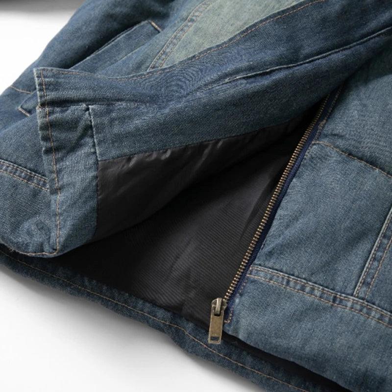 Veste en Jean Doudoune Homme