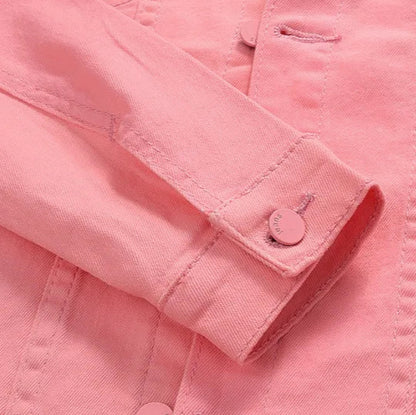 Veste en Jean Rose Slim Homme