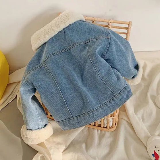 Veste en Jean Fourrure Bébé