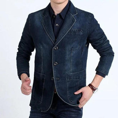 Veste de Costume en Jean Homme