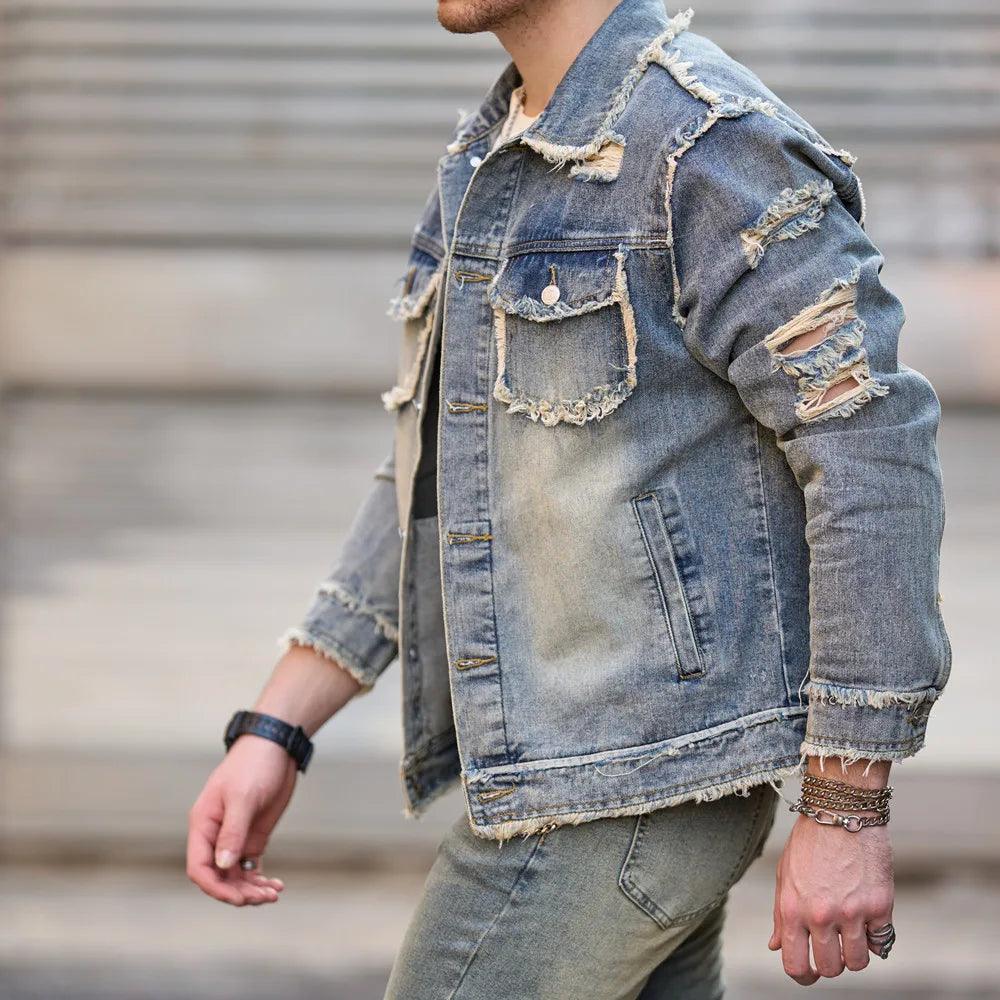 Veste en Jean Destroy Homme