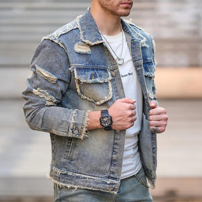 Veste en Jean Destroy Homme